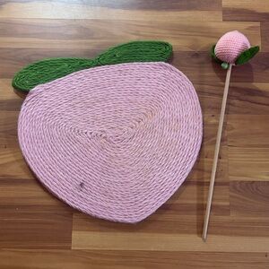 VETRESKA Peach Cat Scratching Board & play set  🍑